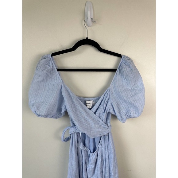 Hello Molly Light Blue Midi Dress - Picture 3 of 9
